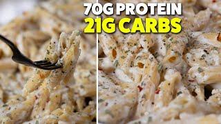 Cottage Cheese Alfredo Sauce | High Protein & Creamy