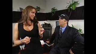Stephanie McMahon & Paul Heyman Backstage Segment! 02/27/2003