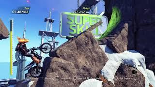 Trials Fusion - Ice Climb - World Record (286.216m)