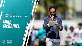 Coach Mike McDaniel meets with the media | Miami Dolphins