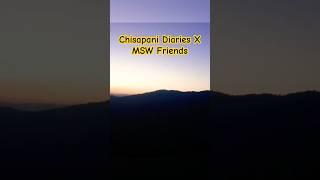 Chisapani Diaries with MSW friends