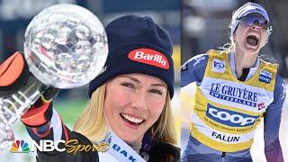 Mikaela Shiffrin, Jessie Diggins cap off memorable seasons with championships | STIFEL SNOW SHOW