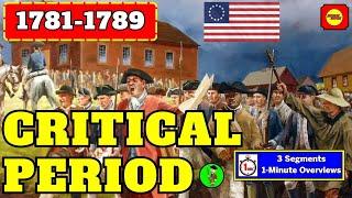 The Critical Period: The Articles of Confederation, Shays Rebellion, and Northwest Expansion