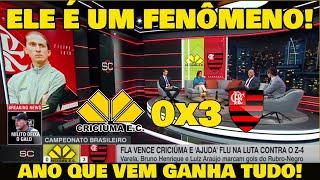 ELOGIARAM MUITO FILIPE LUÍS! CRICIÚMA 0x3 FLAMENGO