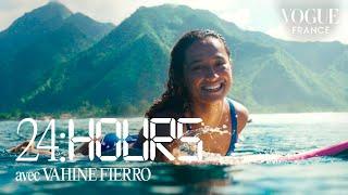 24 hours with Surfing Champion Vahine Fierro in Tahiti before the 2024 Olympic Games | Vogue France