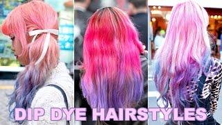 15 Dip Dye Hair Looks from Japan