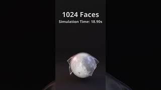 Moon Cloth Simulation  | Satisfying 3D Animation 