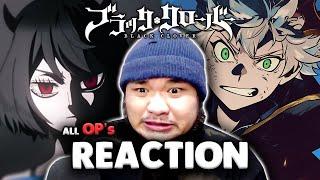 Reacting to All Black Clover Openings (1-13) | Anime OP Reaction