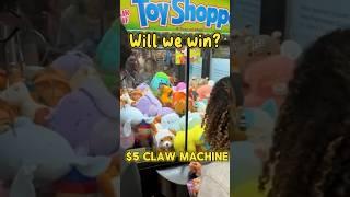 $5 Claw Machine (WILL WE WIN?) pt 1