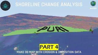 Exploring Shoreline Dynamics in 3D | Shoreline Change Analysis PART 4