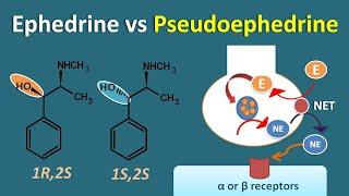 Ephedrine vs Pseudoephedrine || Similarities and differences