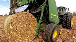 Baling Corn Stalks!