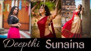 Deepthi Sunaina Desi Looks || Video by Hima Rithika ||