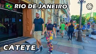 Walking in RIO DE JANEIRO STREETS: Rua do Catete e Museu da República  Brazil | 2024 【 4K UHD 】