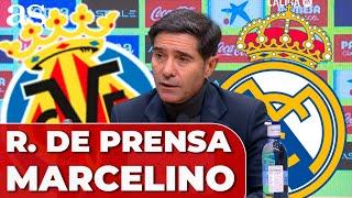 RUEDA de PRENSA COMPLETA de MARCELINO tras el VILLARREAL - REAL MADRID