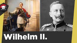 Wilhelm II simply explained - Wilhelminian era - biography and life explained!