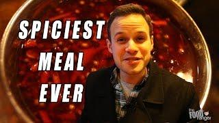 Eating The Spiciest Meal Ever at "Painful Heat" | I Could Barely Speak...