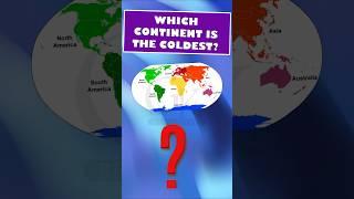 GK Question- Which continent is the coldest and more? | #BrainBytesGK #shorts #gk