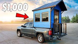 Turning my TRUCK into a TINY HOME (for less than $1,000)