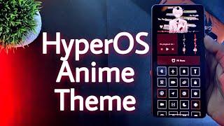 HyperOS Anime Theme For Any Xiaomi Devices | New hyperOS Control centre & System Ui | #hyperos