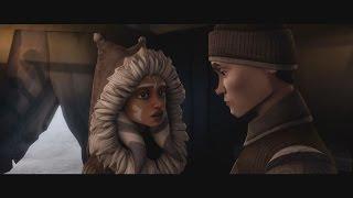 Star Wars: The Clone Wars - Ahsoka Tano & Lux Bonteri kiss [1080p]
