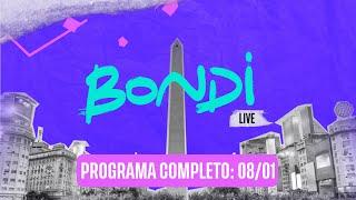 ▶️ PROGRAMACIÓN COMPLETA 08/01 | BONDI LIVE