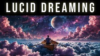 Experience Vivid Lucid Dreams | Lucid Dreaming Black Screen Binaural Beats Sleep Music For REM Sleep