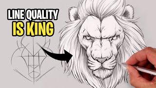 How To Draw ANIMALS | Lion Sketch Tutorial