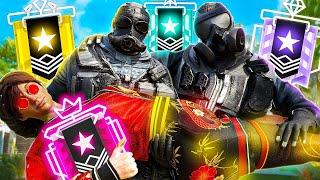 1 Champion vs 2 of EVERY Rank... (Rainbow Six Siege)