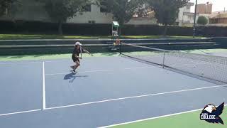 Santiago Perez - College tennis recruiting video Fall 2020