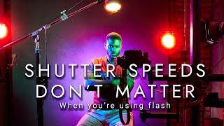 Why Shutter Speeds Don’t Matter in Studio Flash Photography (And When They Do)