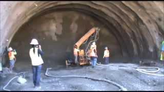 Shotcrete - Low Slump Concrete with Fibers for Tunnel Lining