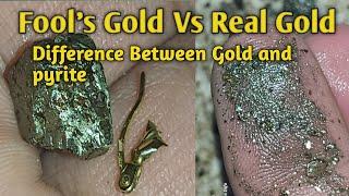 How To Tell The Difference Between Gold vs Pyrite | Difference Between Fool's Gold and Real Gold