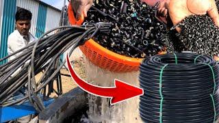 Plastic dana making process step by step | Drip irrigation system (part no. 1)#dripirrigationsystem