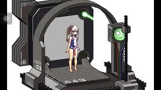 animie girl laser death gif