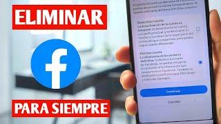  Cómo ELIMINAR mi cuenta de FACEBOOK 2024