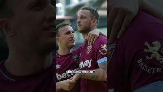 Hilarious Mark Noble story on having a fight with Marko Arnautovic  #football #footballshorts