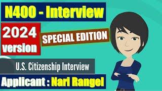 US Citizenship Interview 2024 (Small Talk, English Test, Civics Test, Questions for N400 Form)