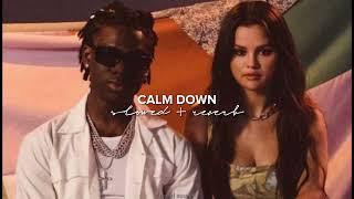 Rema & Selena Gomez - Calm Down (slowed & reverb)