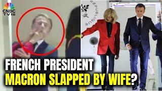 Did French President Emmanuel Macron Get Slapped By Wife Brigitte? | Macron In Vietnam | N18G