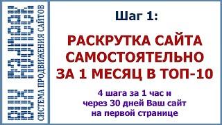 Шаг 1: Раскрутка сайта самостоятельно в поисковиках google (яндекс) Radneek