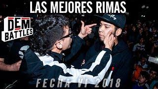 Las MEJORES RIMAS de la DEM BATTLES!  – FECHA VI 2018