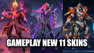 GAMEPLAY NEW 11 SKINS | NEW VALIR LEGEND | HYLOS IRON STEED | HARLEY COLLECTOR | ALPHA ABYSS & MORE