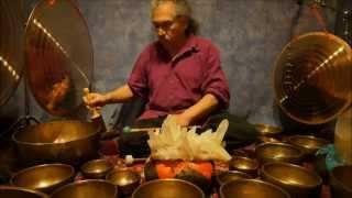 Crystal Chakra Meditation with Antique Tibetan Singing Bowls