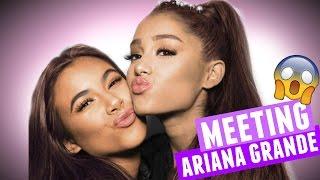 MEETING ARIANA GRANDE VLOG!! WHAT SHE SAID ABOUT YOUTUBE?! (Dangerous Woman Tour 2017)