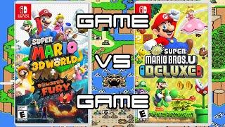 Super Mario 3D World VS New Super Mario Bros Deluxe: Game VS Game