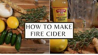 Making Fire Cider | Adaption of Rosemary Gladstar's Recipe