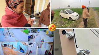 New year te CCTV camere lagva ditte  | Mummy daddy nu ditta Surprise | Day 1 | 2025