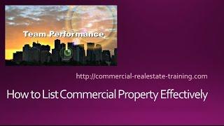 How to List Commercial Property Effectively and Efficiently