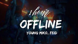 [1 HOUR] Young Miko, Feid - Offline (Letra/Lyrics) Loop 1 Hour